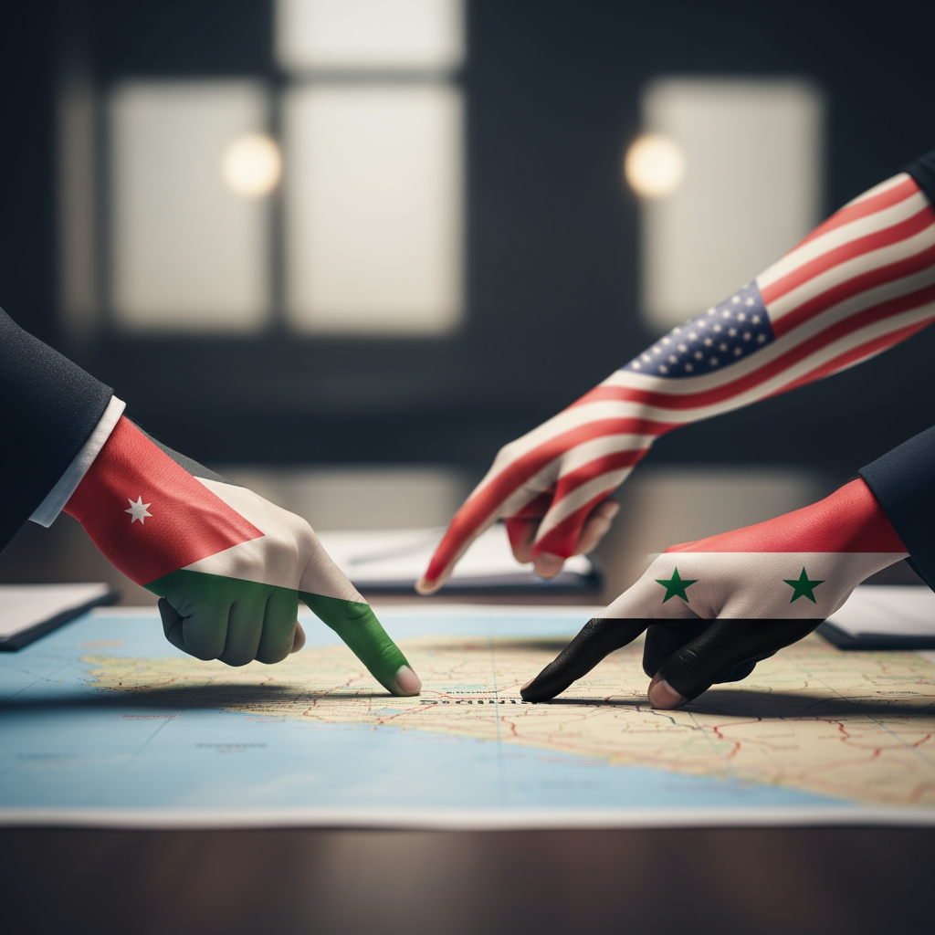 Illustration for: Jordan, US, Syria Seek Stability in Southern Syria