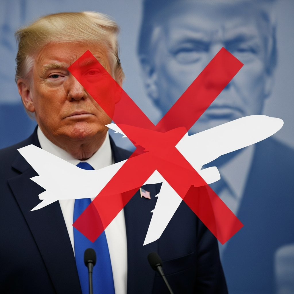 Illustration for: Trump Closes Venezuelan Airspace Amid Tensions