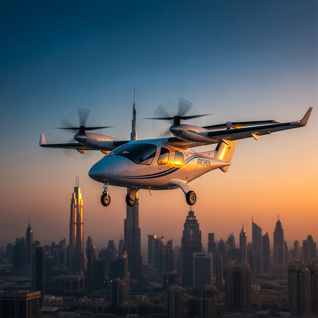 Illustration for: Archer Aviation to Boost UAE Air Taxi Launch