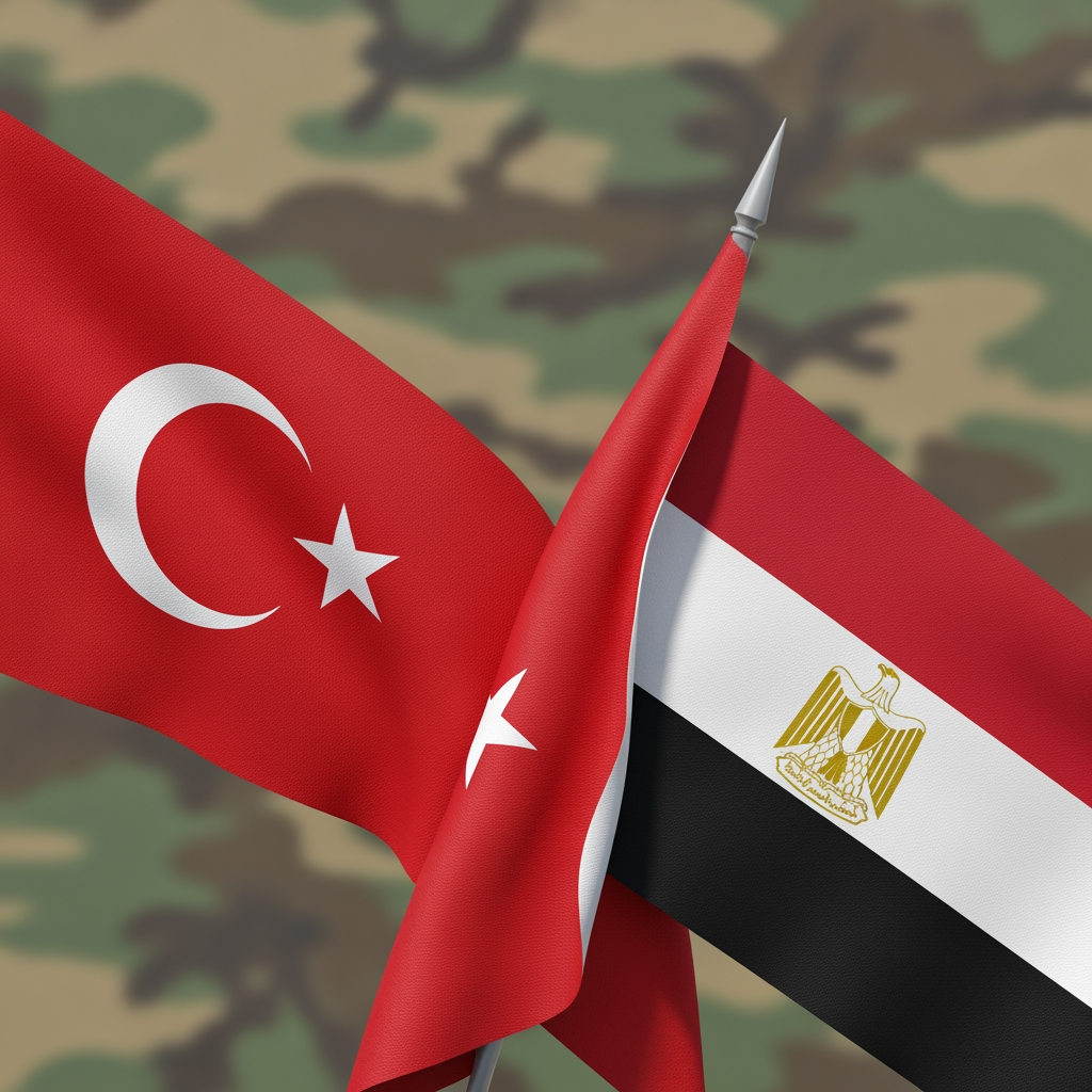 Illustration for: Turkey and Egypt Boost Military Cooperation