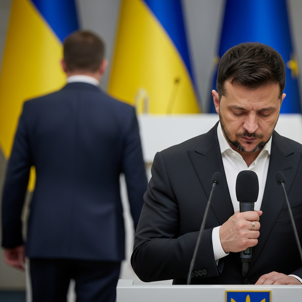 Illustration for: Zelensky Dismisses Chief of Staff Amid Scandal