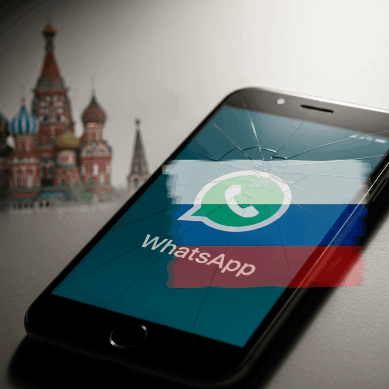Illustration for: WhatsApp Faces Ban in Russia Amid Compliance Issues