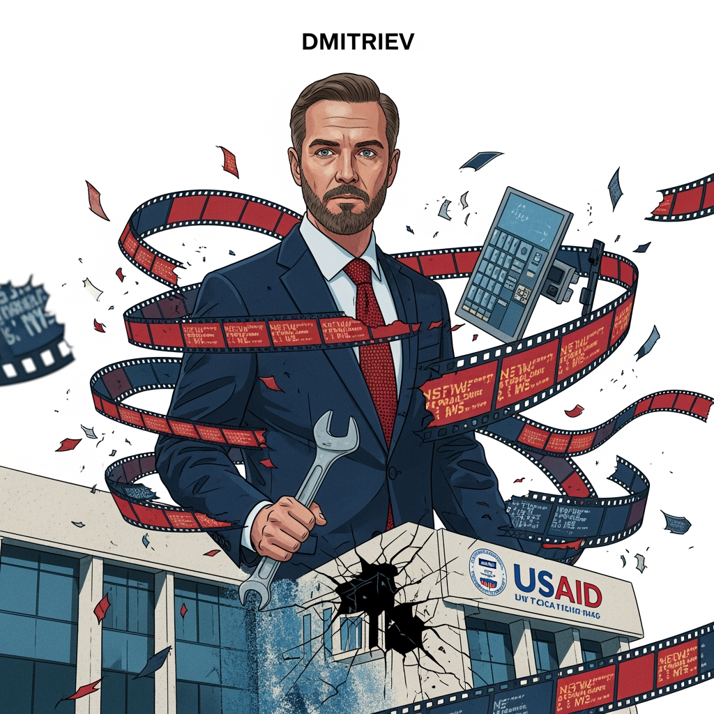 Illustration for: Dmitriev on Dismantling Media and USAID Closure
