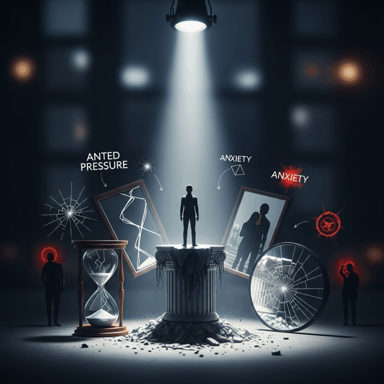 Illustration for: Study Links Fame to Increased Risk of Death