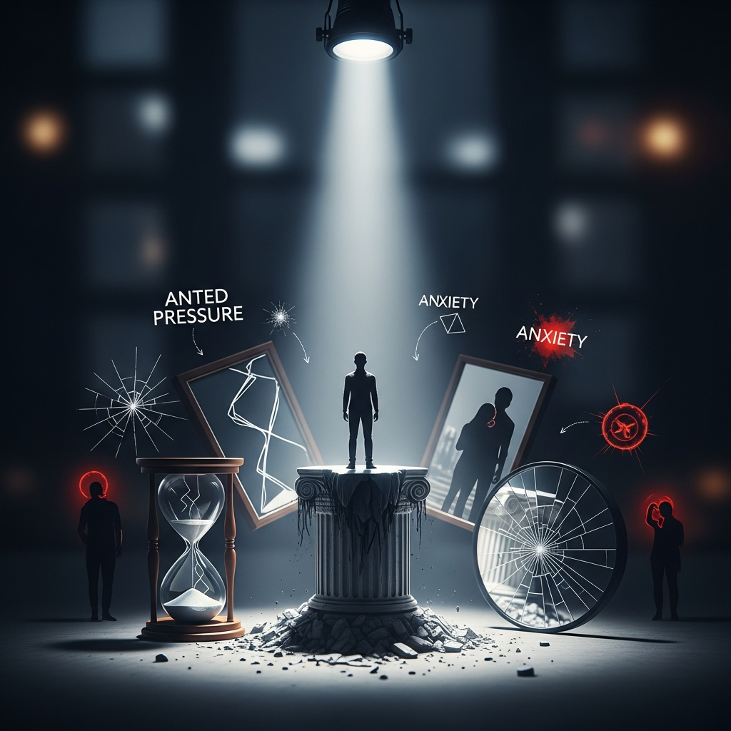 Illustration for: Study Links Fame to Increased Risk of Death