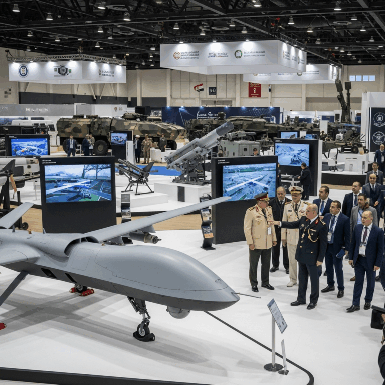 Illustration for: Major Defense Exhibition in Egypt