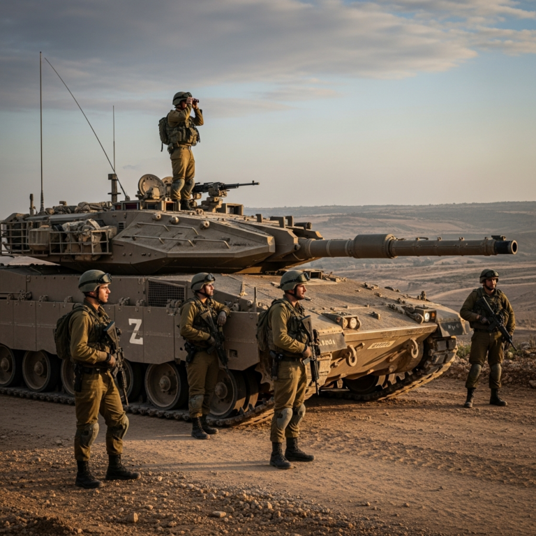 Illustration for: Israeli Army Ready for Sudden War in Gaza