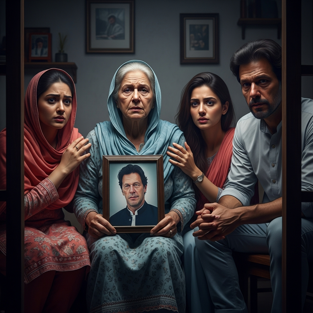 Illustration for: Imran Khan's Family Fears for His Safety in Jail