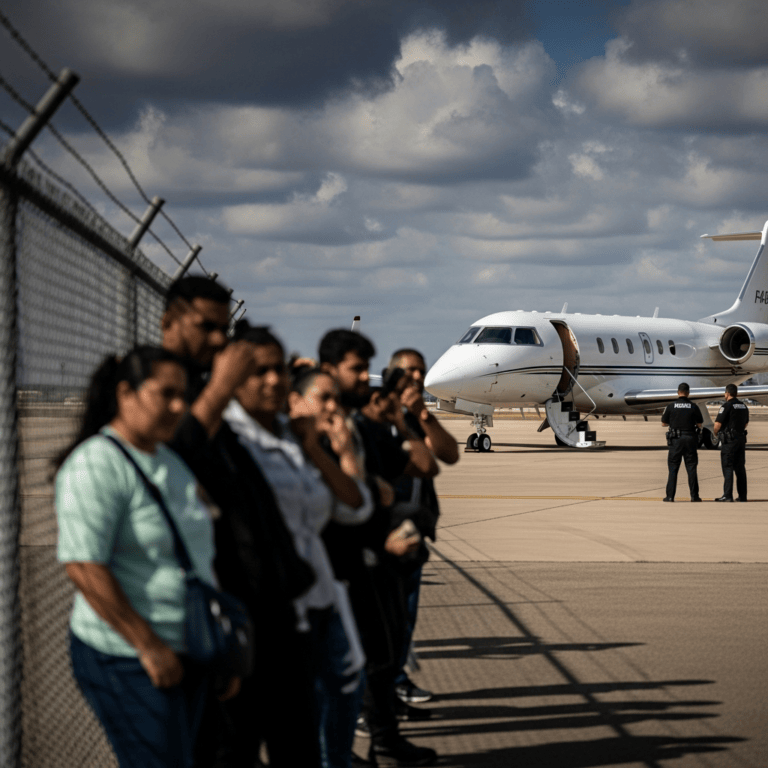 Illustration for: US Buys Aircraft to Aid Immigration Enforcement