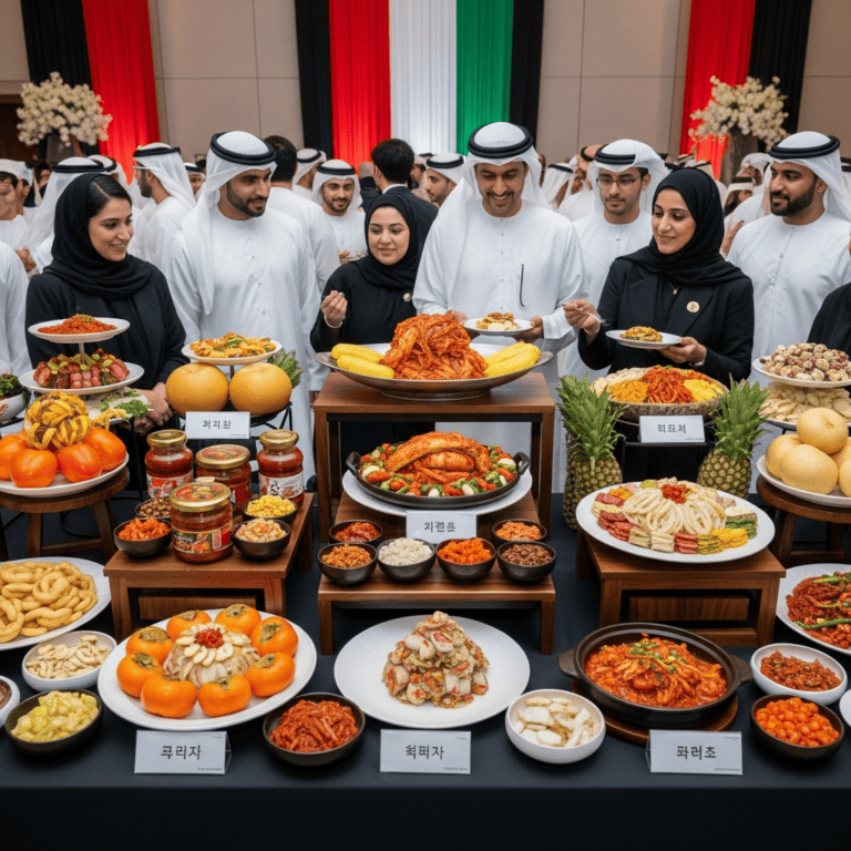 Illustration for: Korean Agri-Food Shines at UAE National Day Event