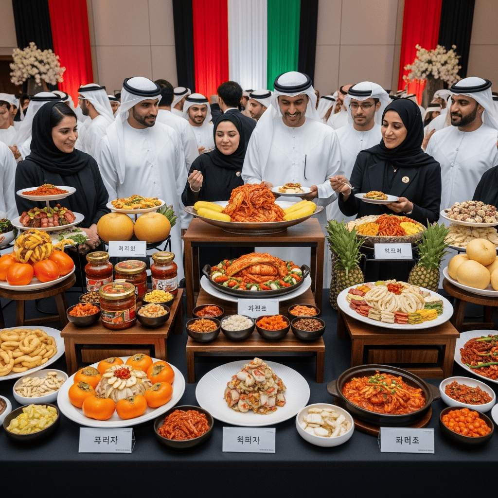 Illustration for: Korean Agri-Food Shines at UAE National Day Event