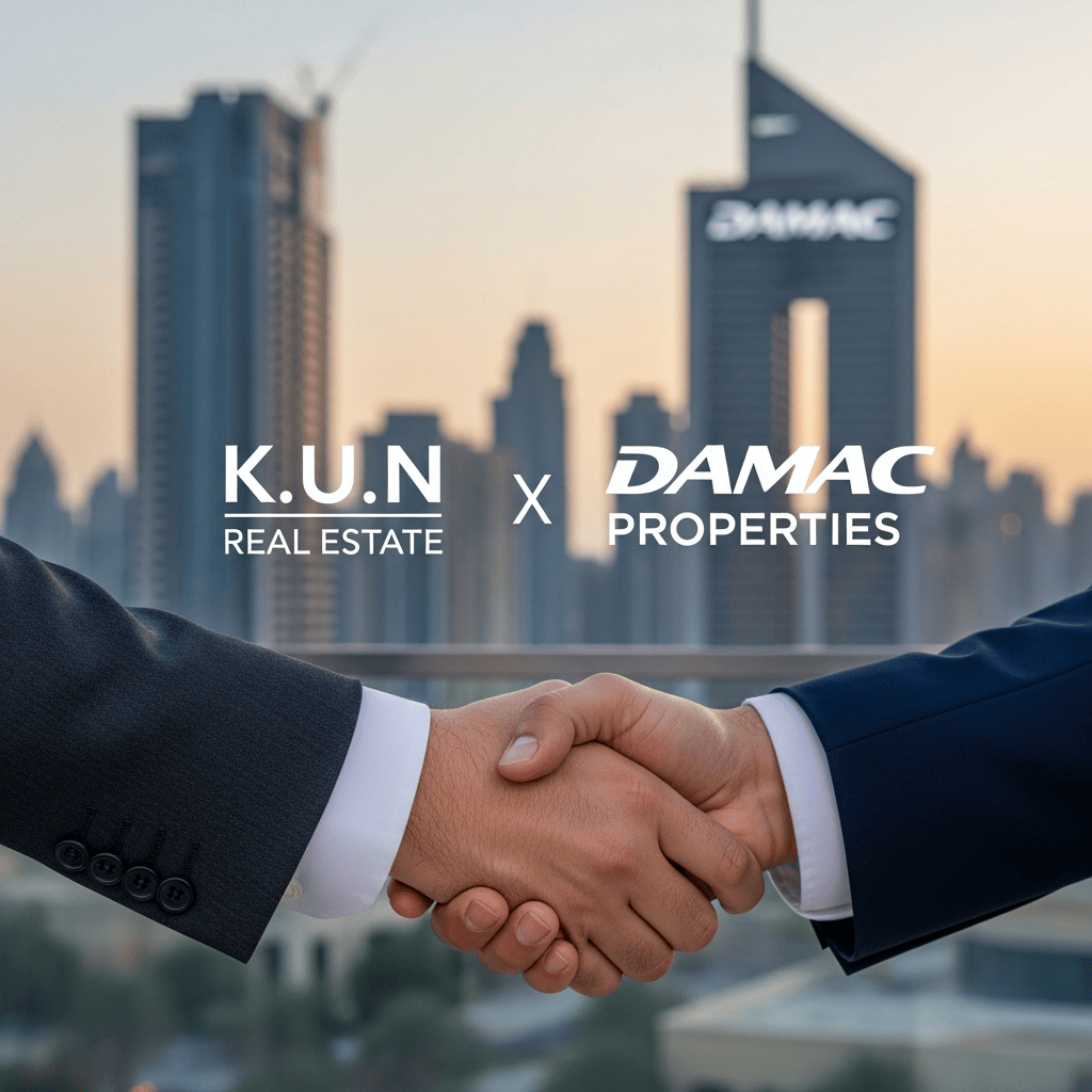 Illustration for: K U N Real Estate Joins DAMAC's Top 20 Partners