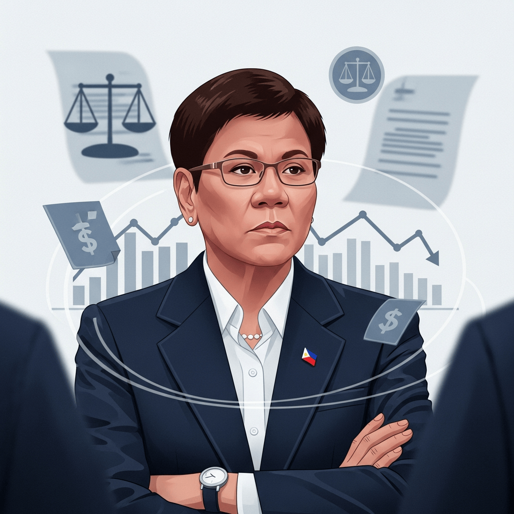 Illustration for: VP Sara Duterte Faces Criminal Charges Over Funds