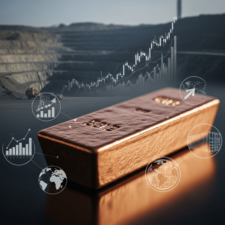 Illustration for: Copper Prices Surge Amid Supply Concerns