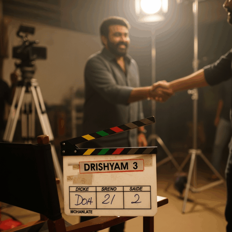 Illustration for: Mohanlal's 'Drishyam 3' Wraps Up Filming