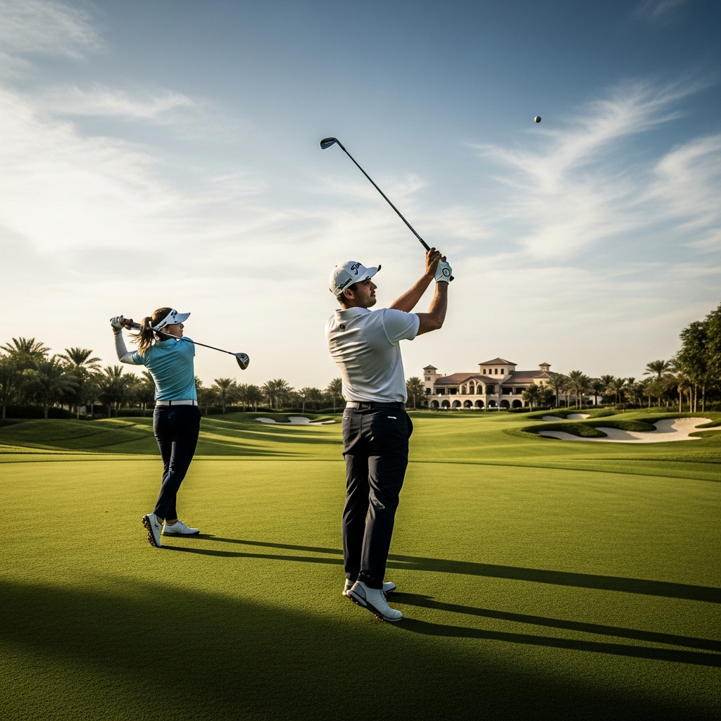 Illustration for: Jumeirah Pairs Tournament: A Day of Golf Excellence