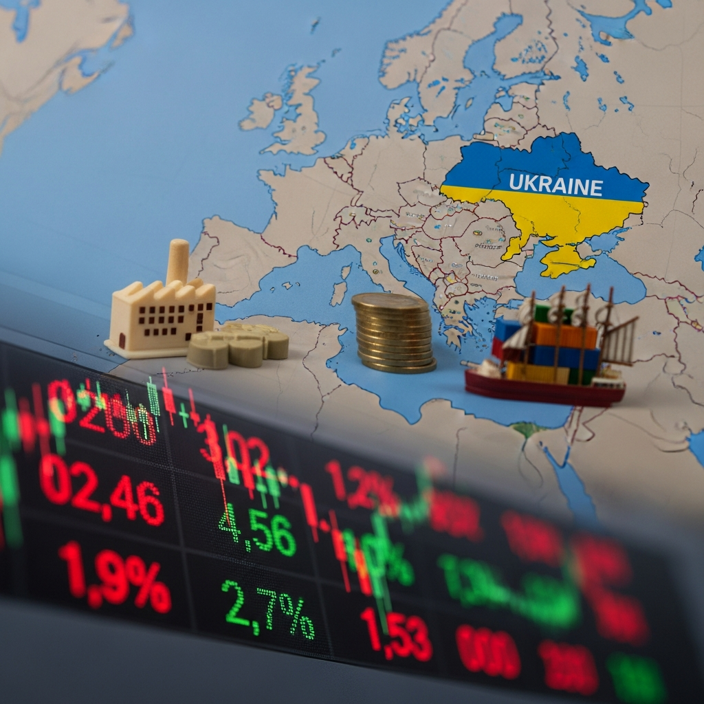 Illustration for: European Economies Face Challenges Amid Ukrainian Conflict