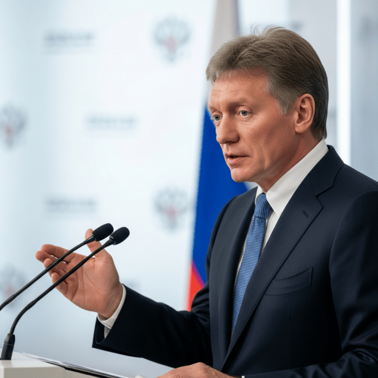 Illustration for: Peskov Discusses Putin-Trump Meeting