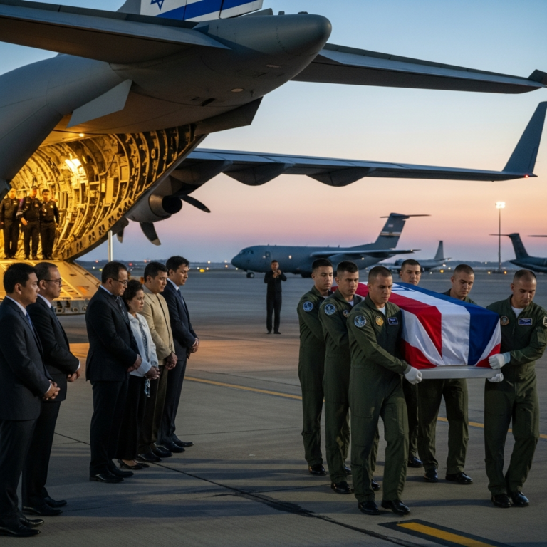 Illustration for: Israel Receives Remains of Thai Hostage from Gaza