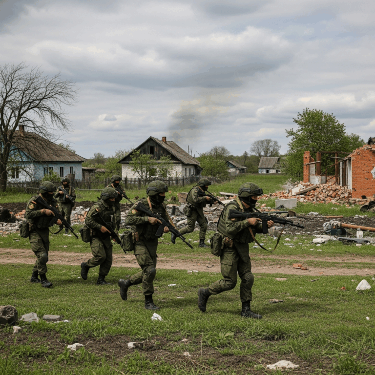 Illustration for: Russian Advances in Sumy Region Amidst Conflict