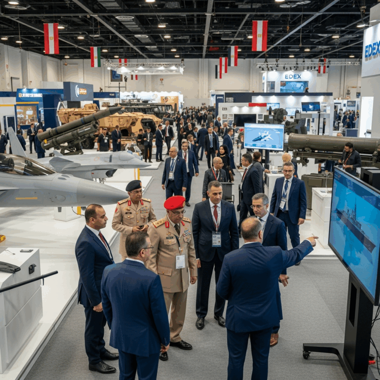 Illustration for: EDEX 2025: A Global Defense Exhibition in Egypt