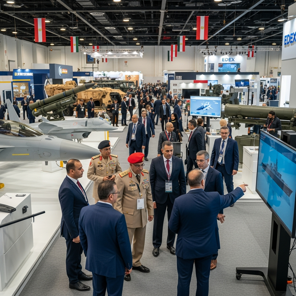 Illustration for: EDEX 2025: A Global Defense Exhibition in Egypt
