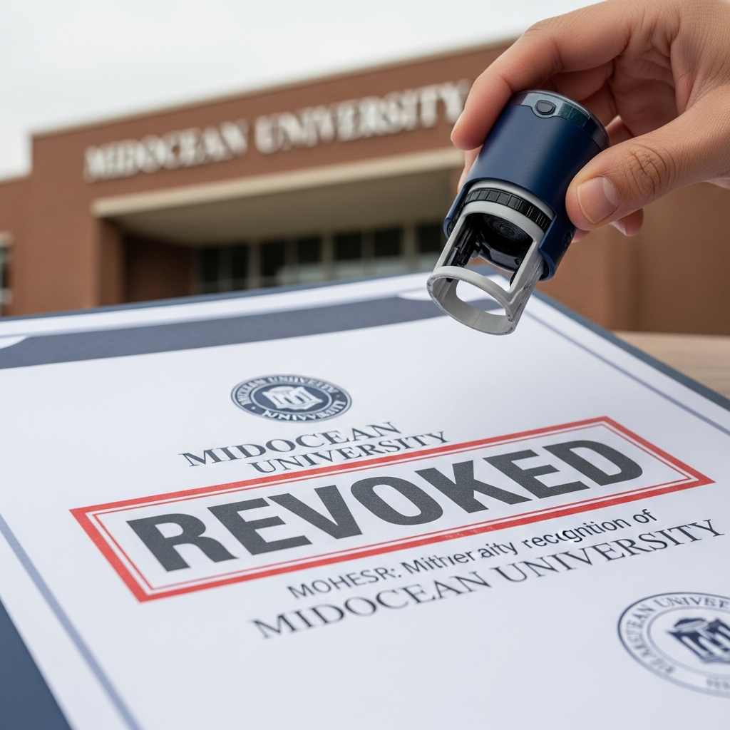 Illustration for: MoHESR Revokes Midocean University's Recognition