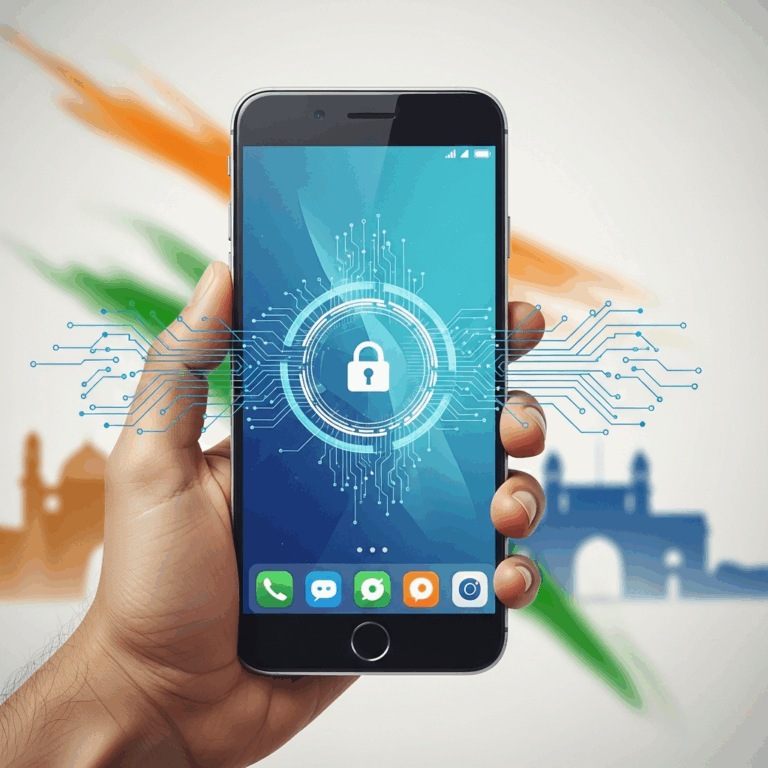 Illustration for: India Mandates Preloaded Cyber Security App on Phones