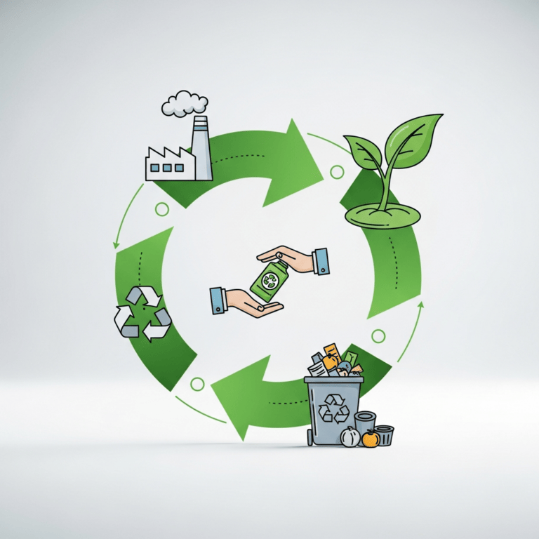 Illustration for: Embrace Circular Economy for a Sustainable Future
