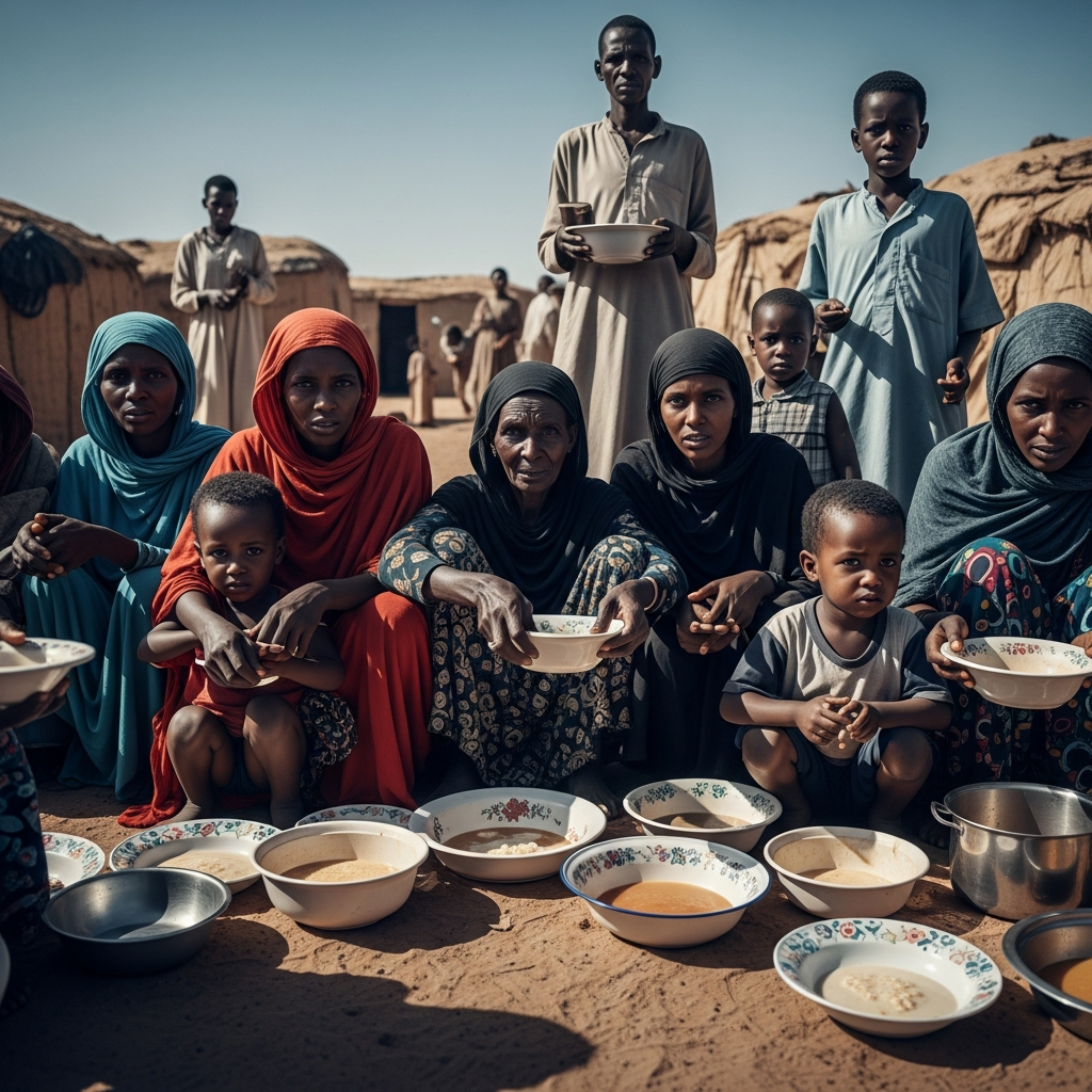 Illustration for: Sudan Crisis: Food Rations Cut Amid War