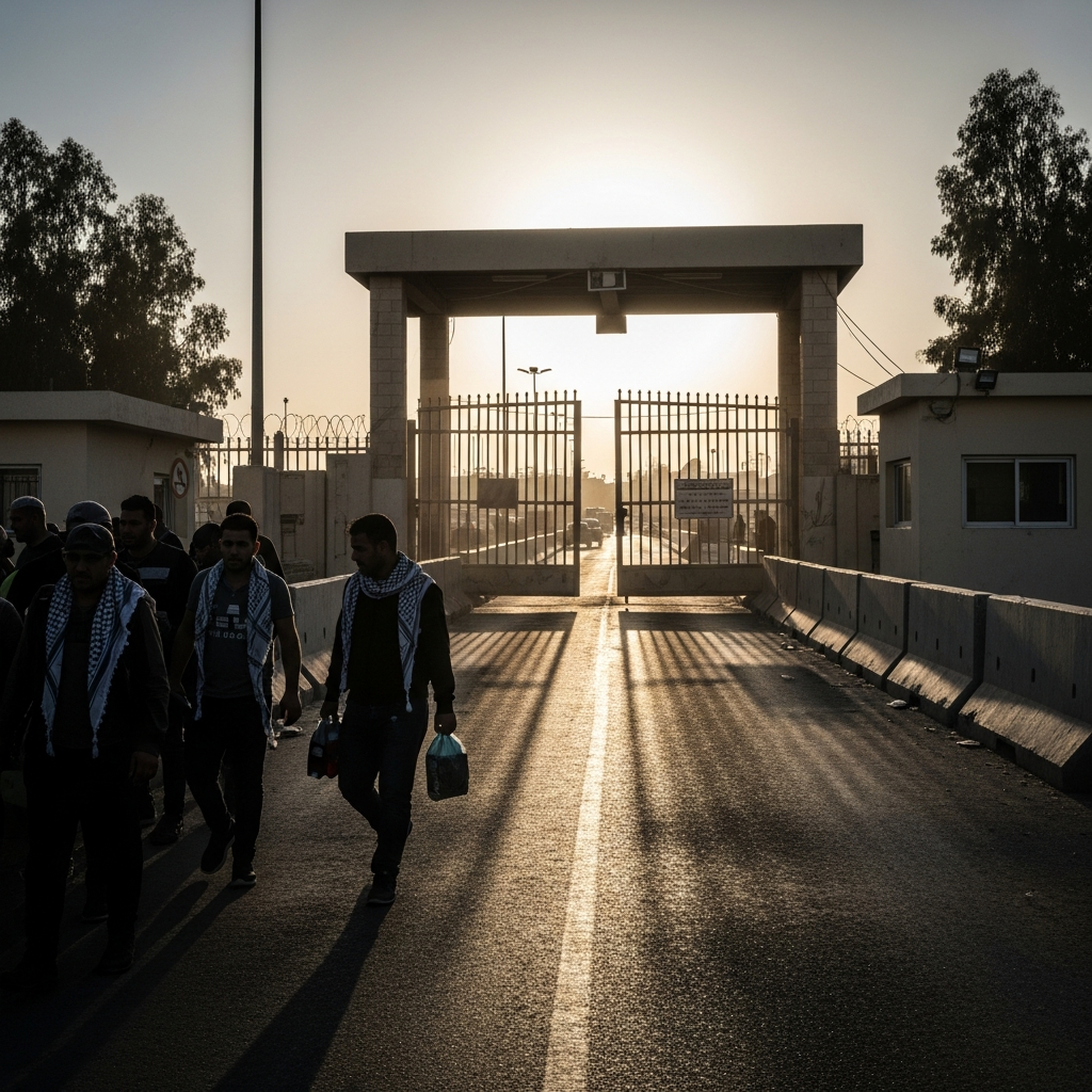 Illustration for: Rafah Crossing to Open After Hostage Recovery