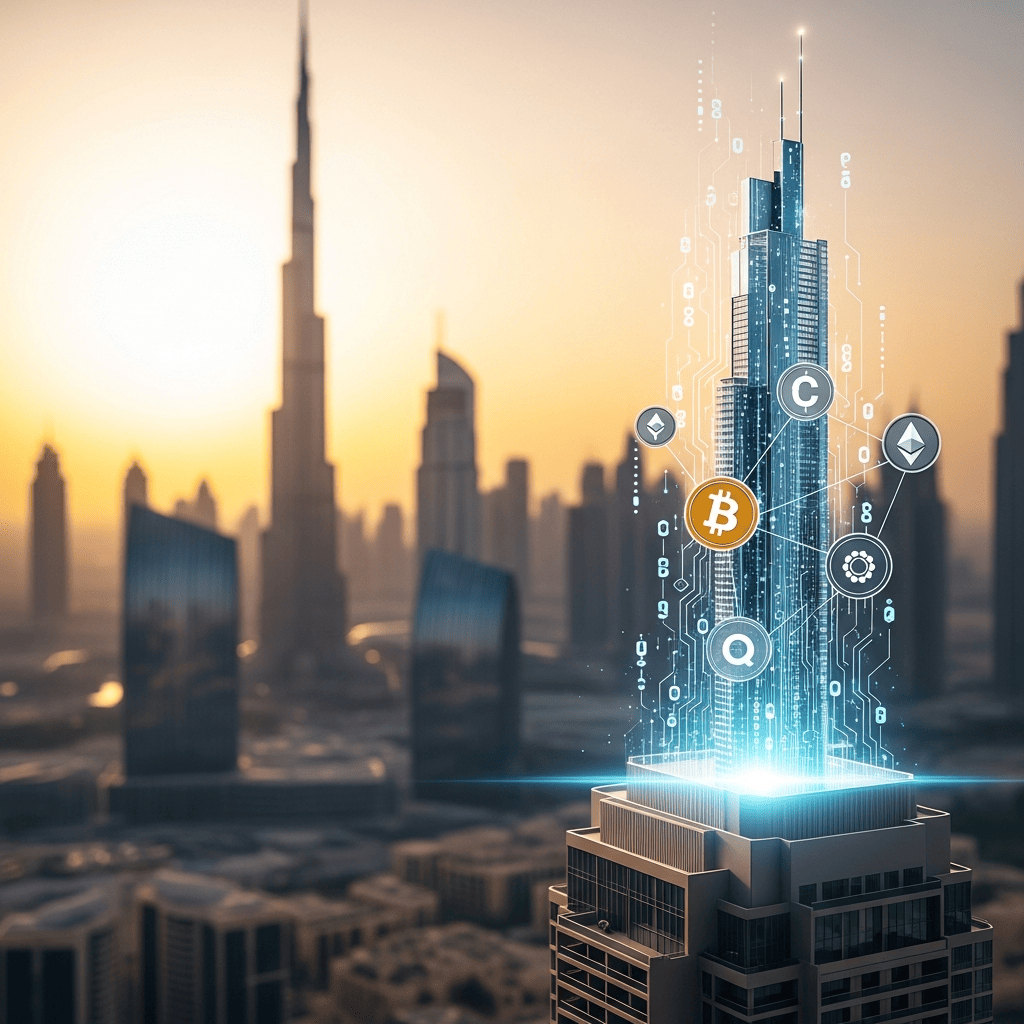 Illustration for: Dubai: A Hub for Crypto Real Estate Investment