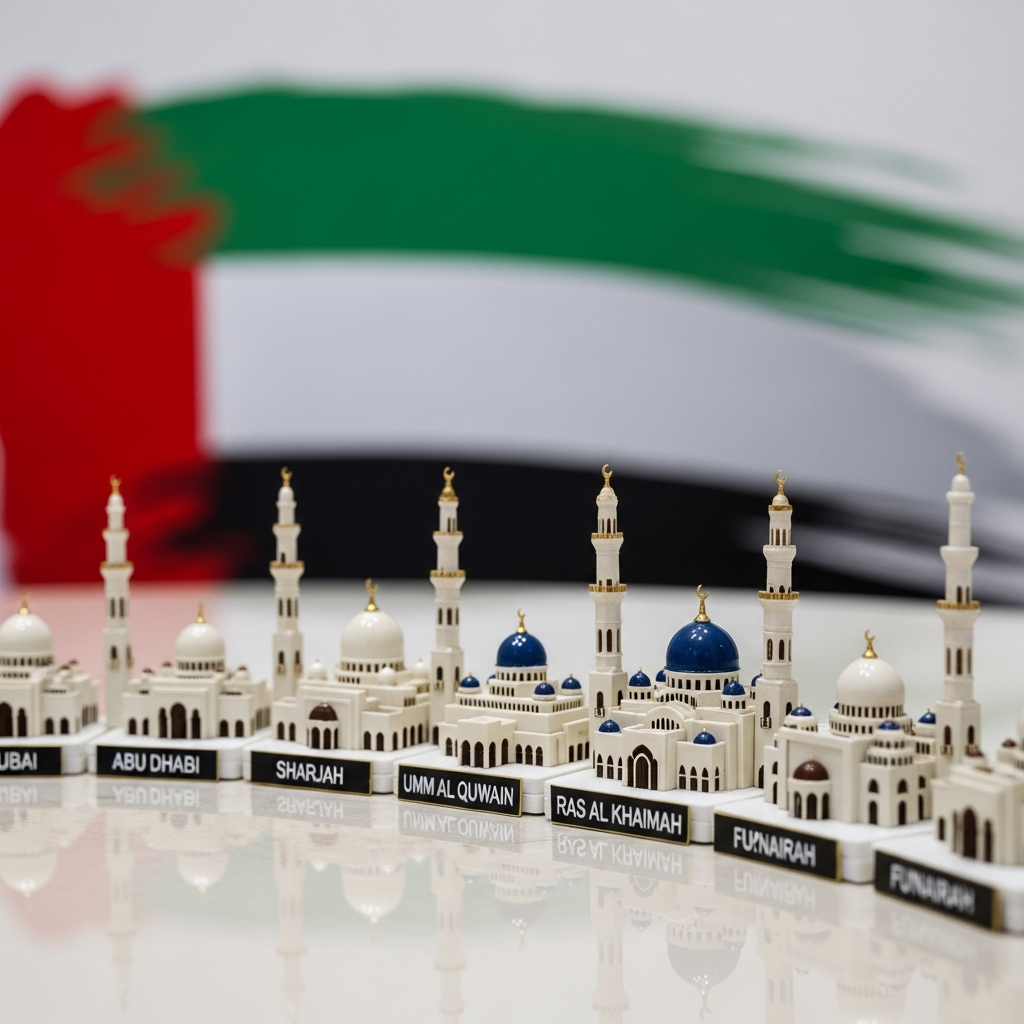 Illustration for: UAE Names Mosques After Emirates for National Day