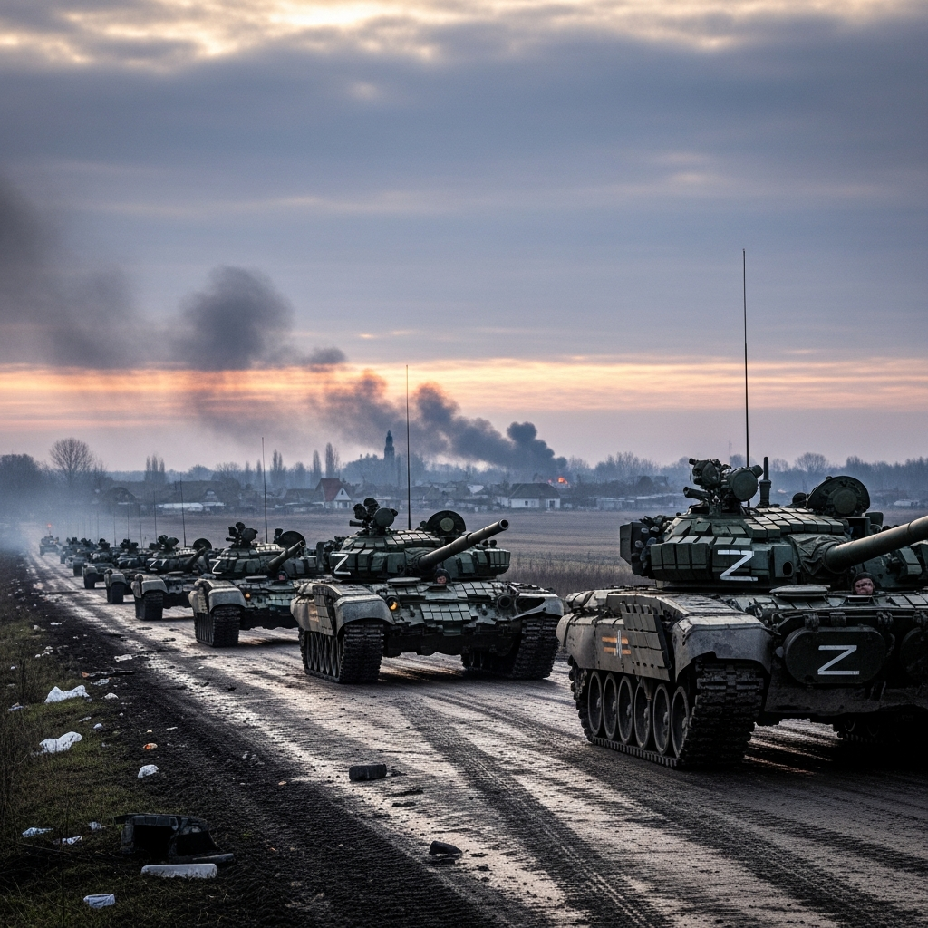 Illustration for: Russian Army's Strategic Advances in Eastern Ukraine