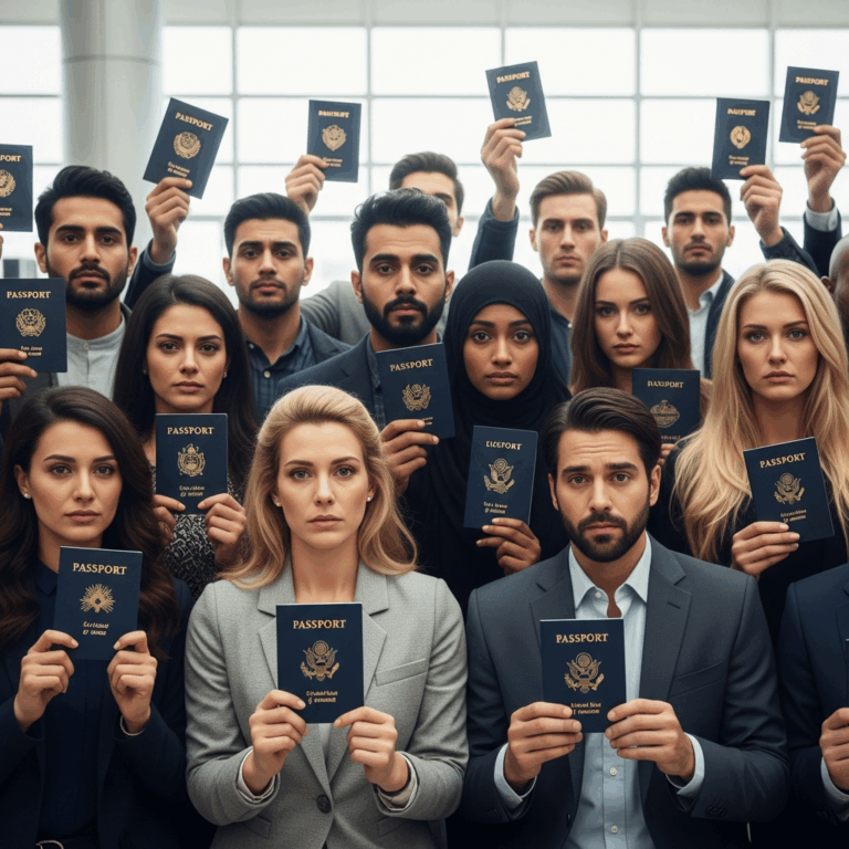Illustration for: US Travel Ban on 19 Countries Sparks Controversy