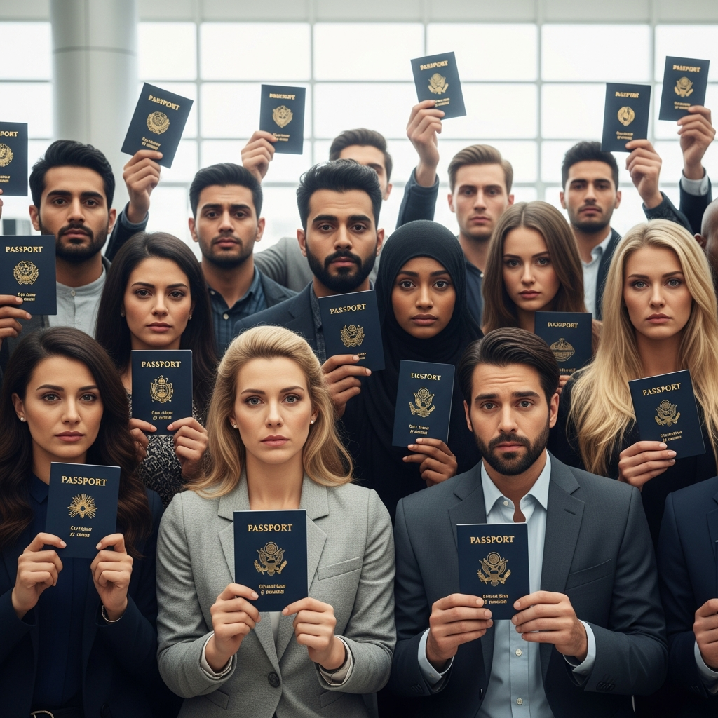 Illustration for: US Travel Ban on 19 Countries Sparks Controversy