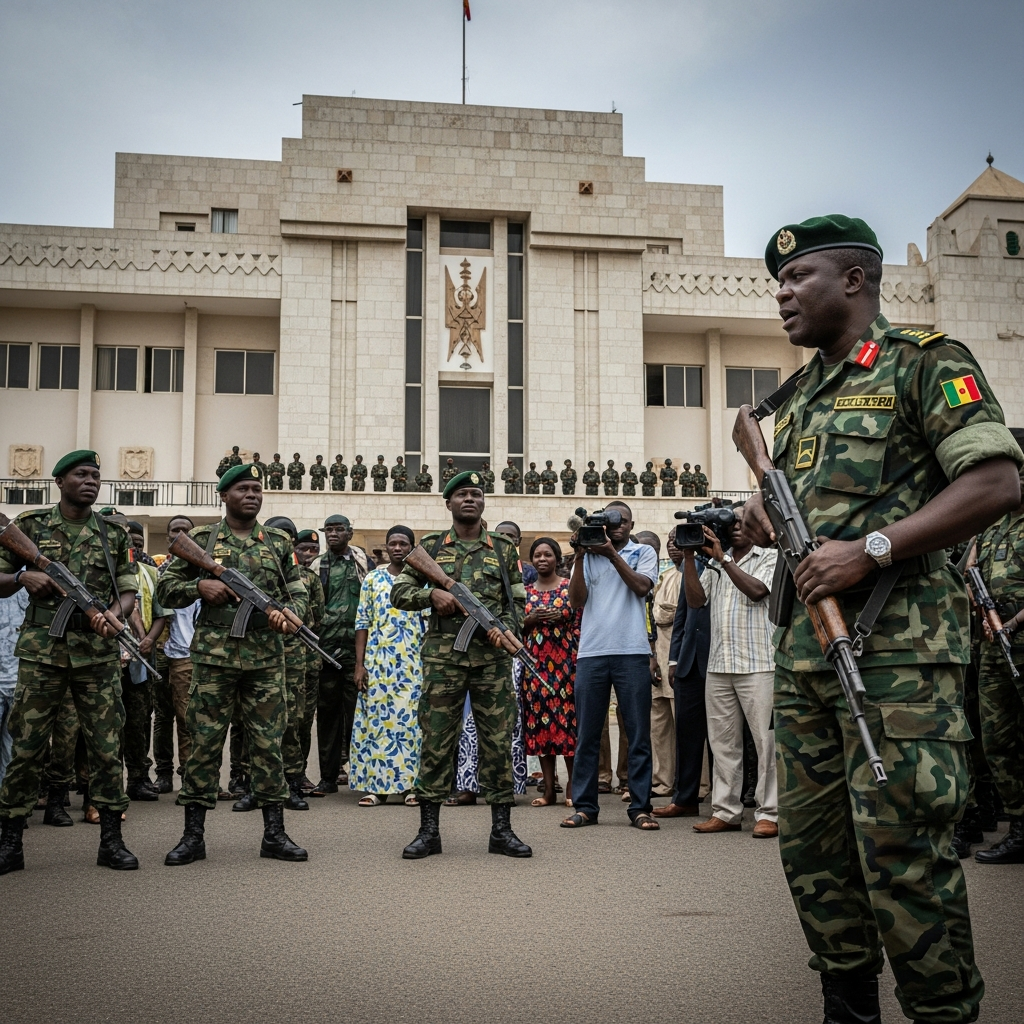 Illustration for: Coup in Benin: President Removed by Military