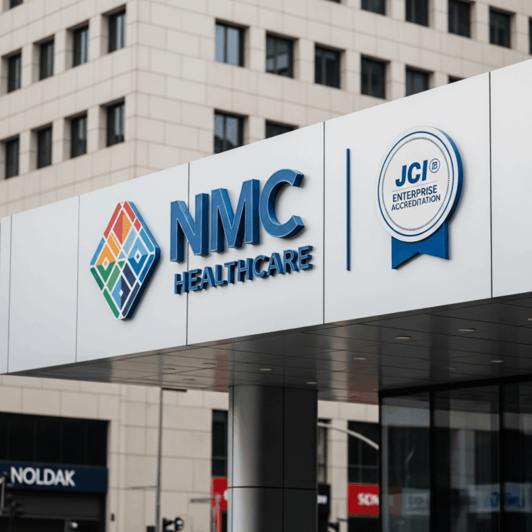 Illustration for: NMC Healthcare Achieves JCI Enterprise Accreditation