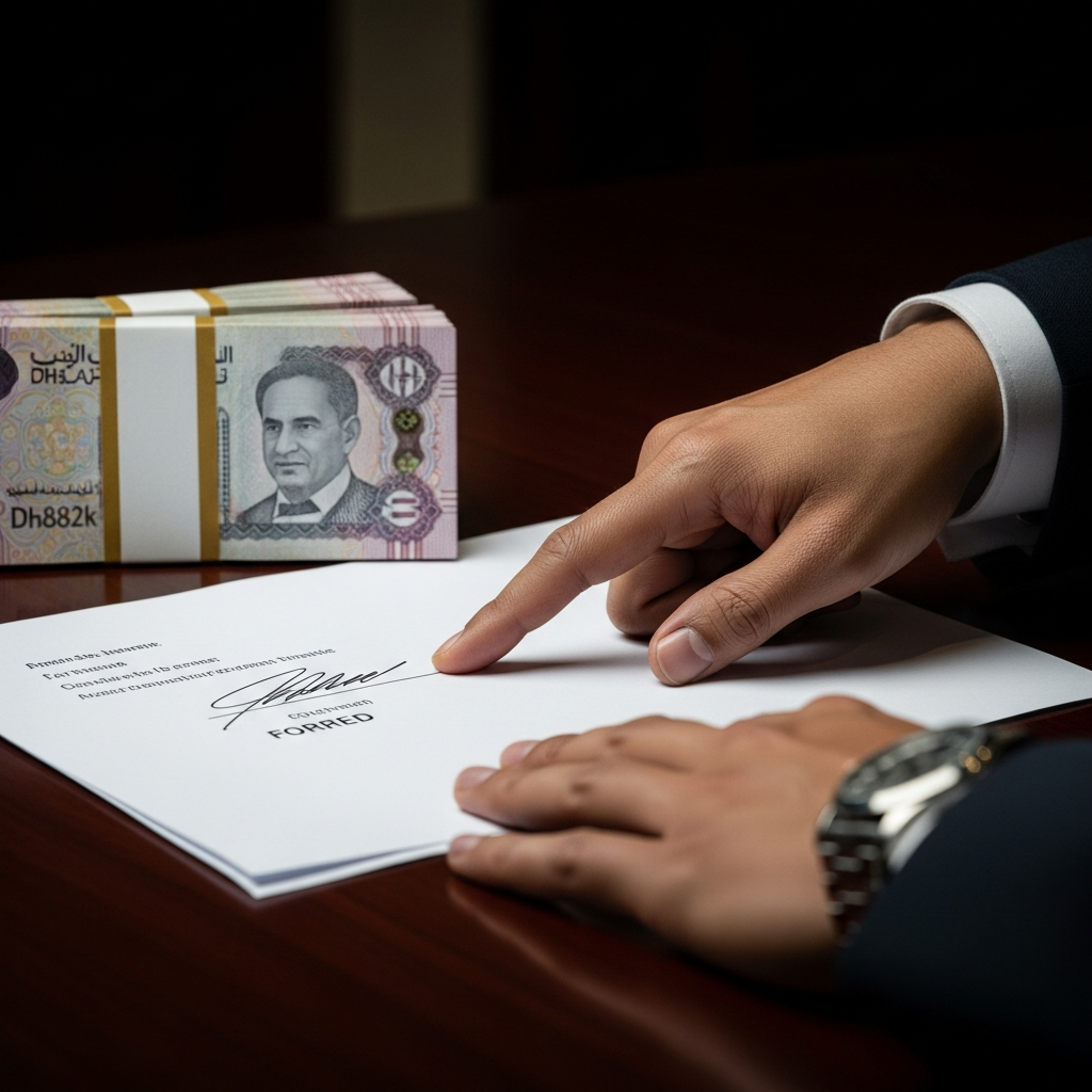 Illustration for: UAE Court Convicts Man for Bank Forgery of Dh882K