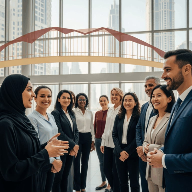 Illustration for: Empowerment and Inclusion: Bridging Cultures in UAE