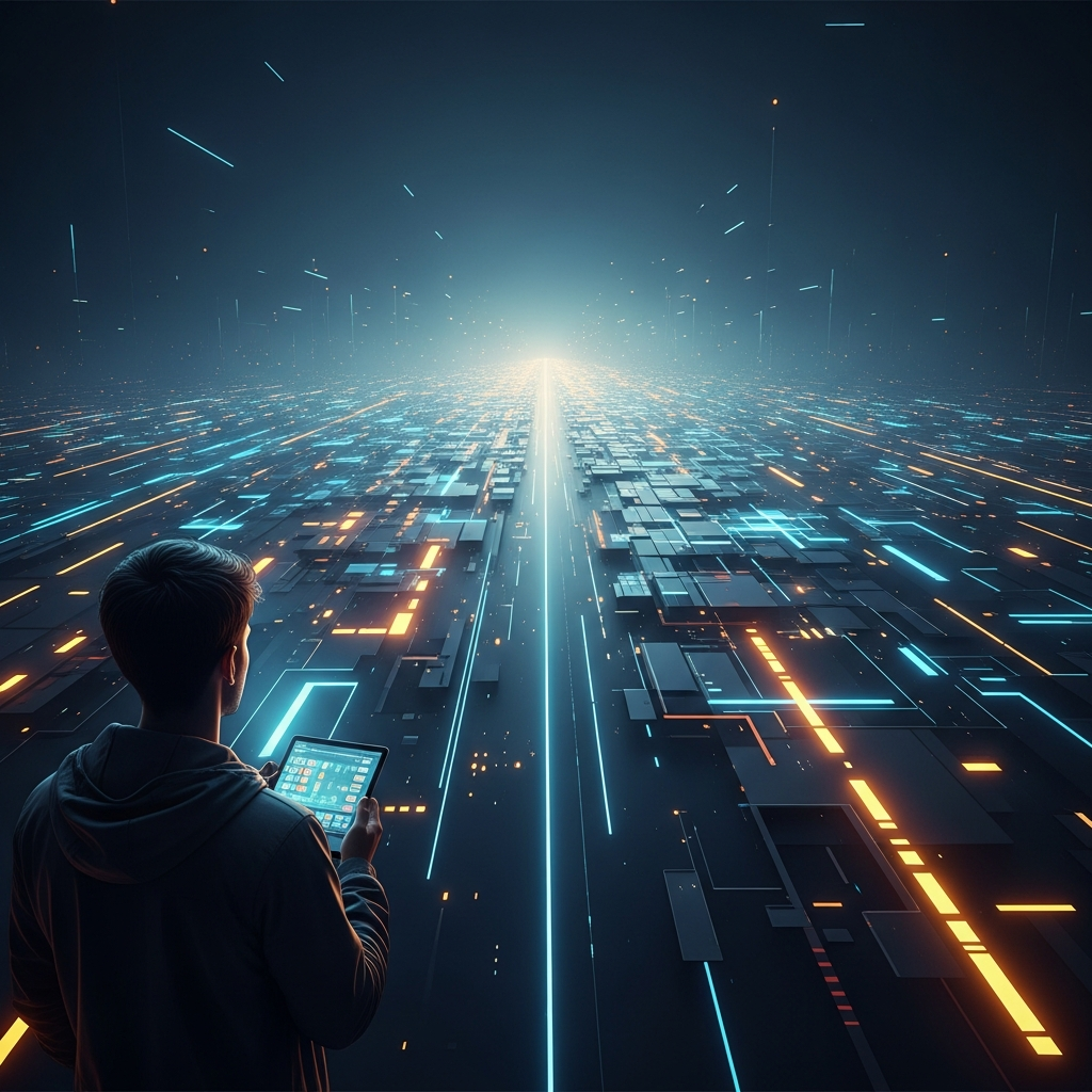 Illustration for: Navigating the Digital Otherworld