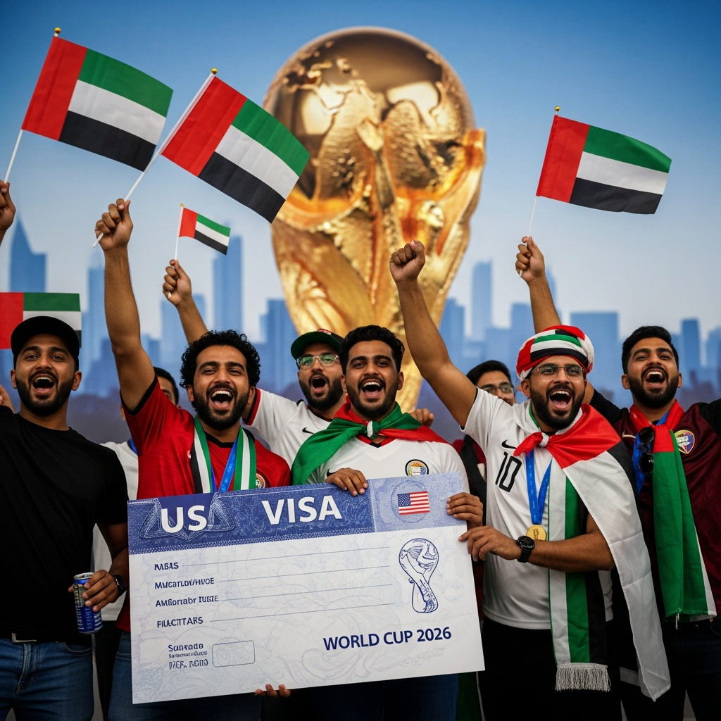 Illustration for: UAE Fans: Secure US Visa for World Cup 2026 Now