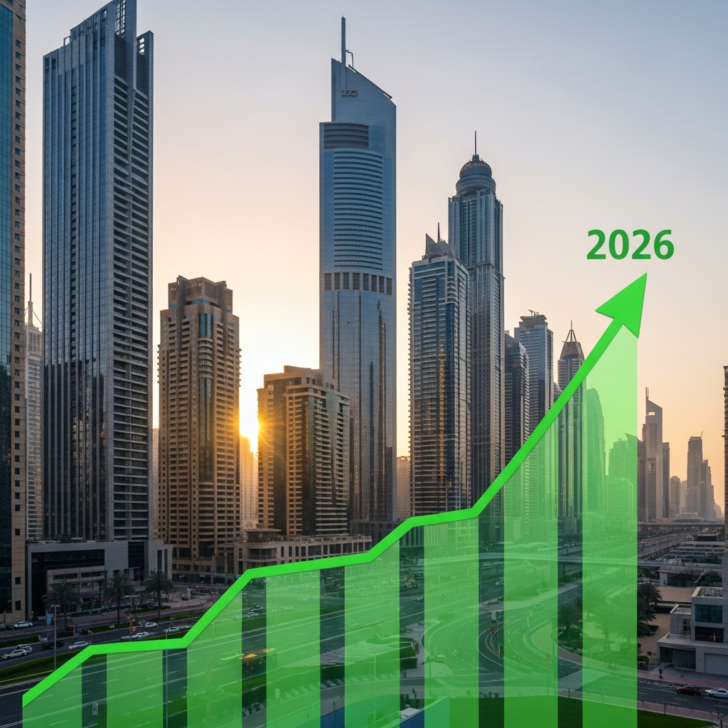 Illustration for: UAE Property Market Poised for Growth in 2026