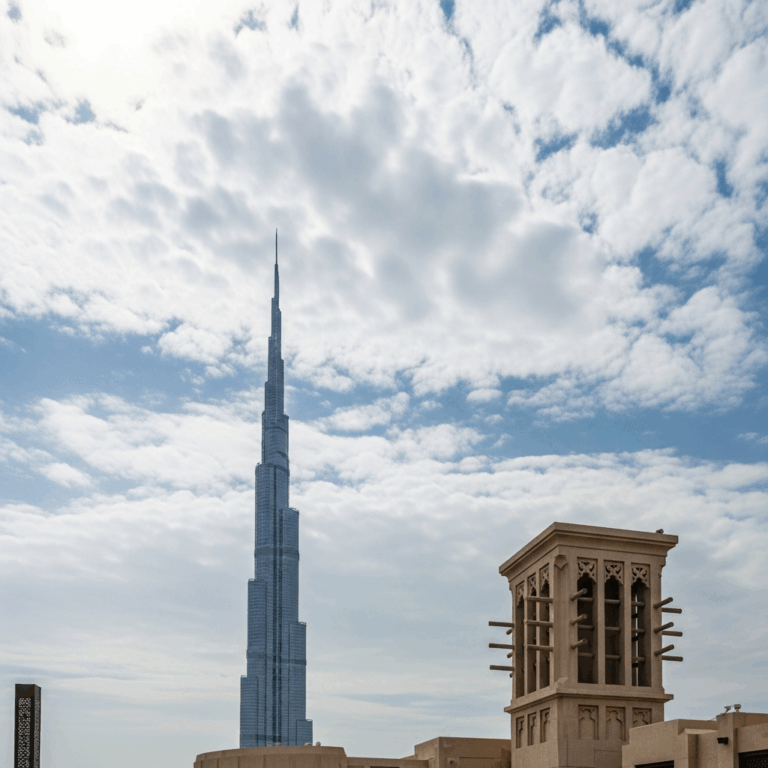 Illustration for: UAE National Day Weather: Cloudy, Comfortable Conditions