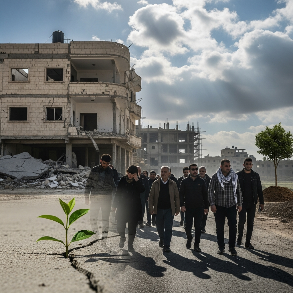 Illustration for: Syria's Year of Challenges and Changes