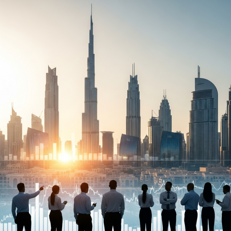 Illustration for: Dubai's Real Estate: A Global Investment Hub