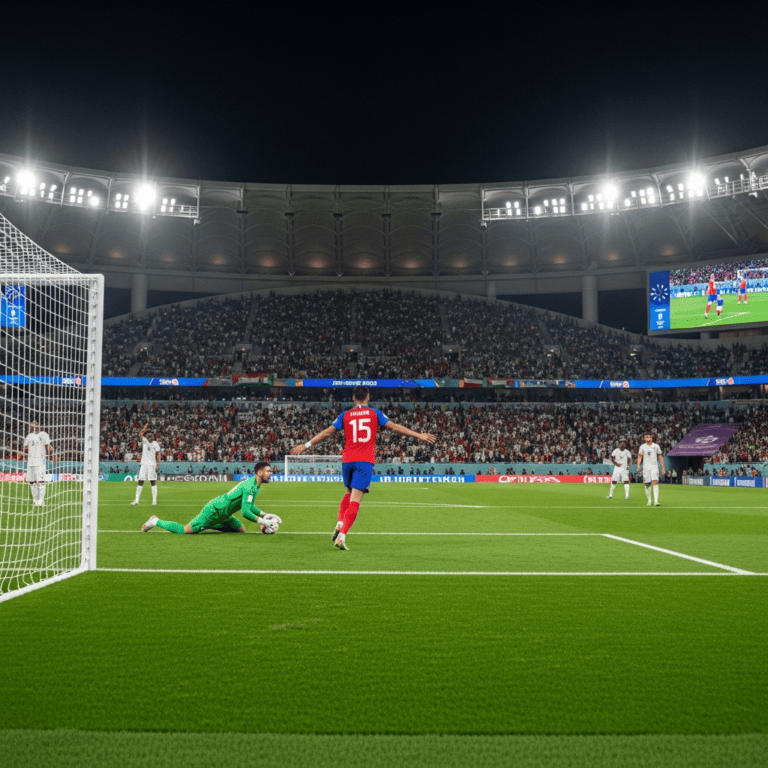 Illustration for: Penalty Shootout Victory at Al Bayt Stadium