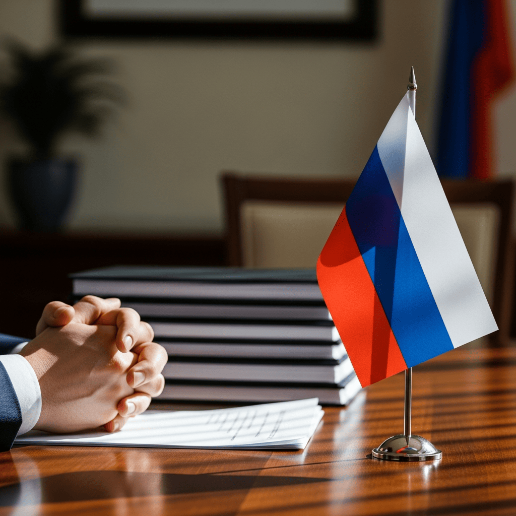 Illustration for: Russia's Realistic Stance on Conflict Resolution