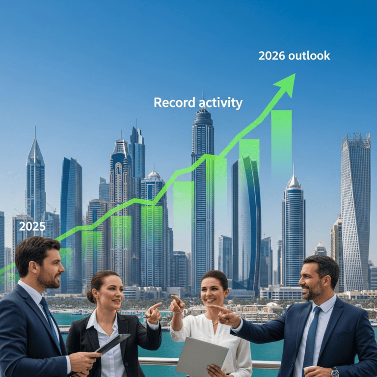 Illustration for: UAE Real Estate 2025: Record Activity & 2026 Outlook