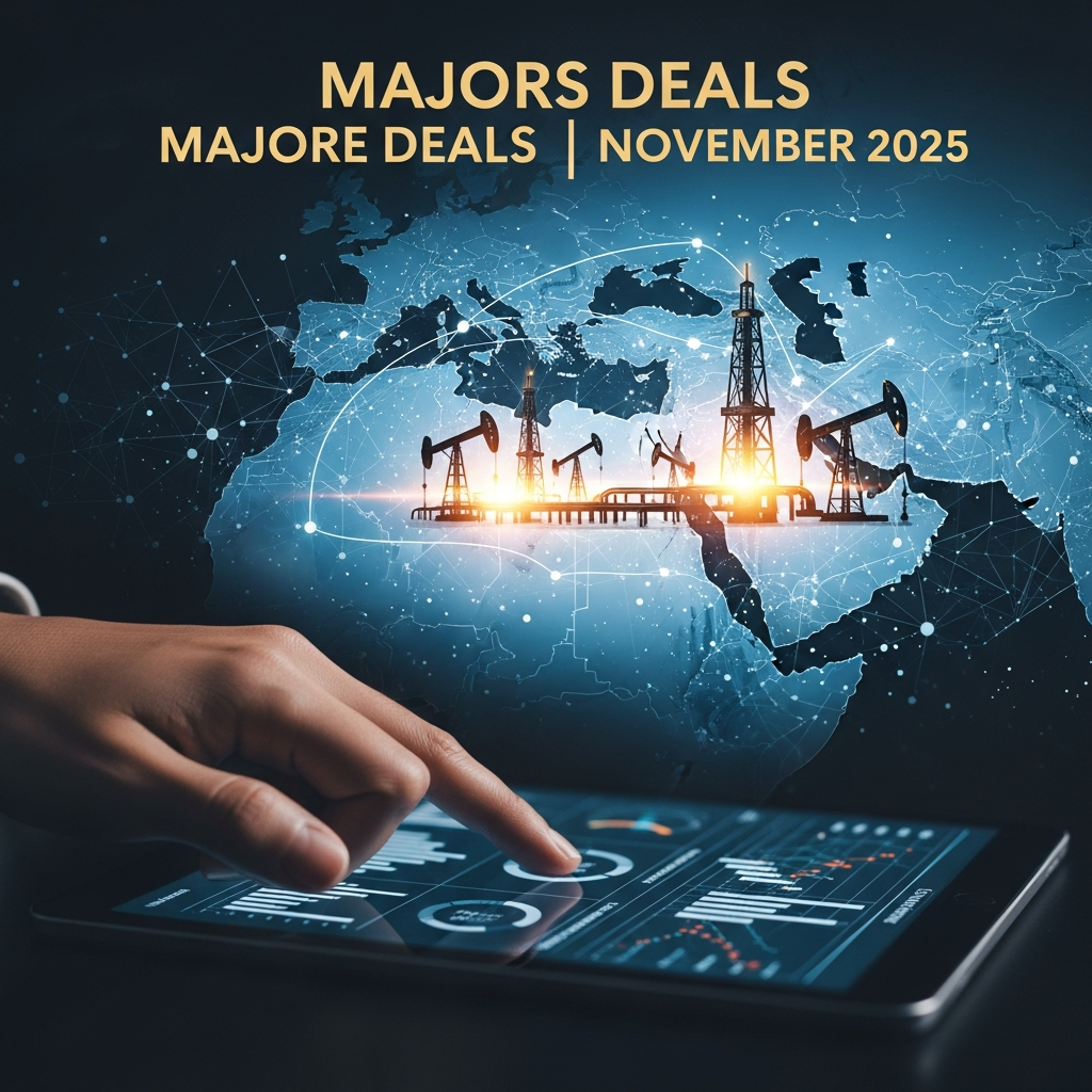 Illustration for: November 2025's Major Oil Deals Highlight Middle East Expansion